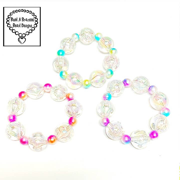 Rainbows 🌈 Galore Bracelet Set of Three for wholesale by Build A Bracelet Bead Designs