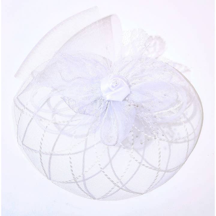 Diacly - Wholesale Fascinator Hat - Women's - Bold Mesh Flowers Top Flappy Fascinator5