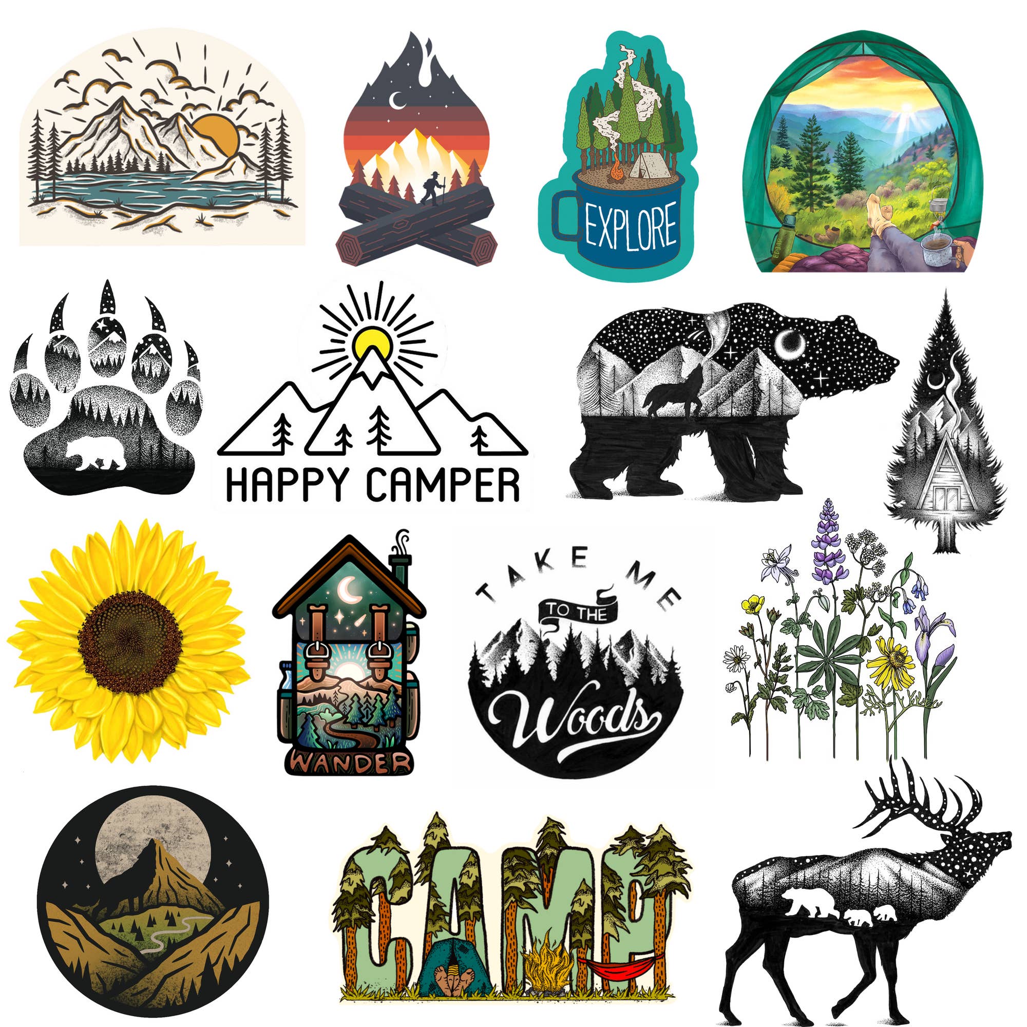 Sticker Art - Wholesale Sticker - Free Sticker Display + 500 best sellers (Opening Order Set)1