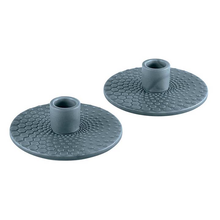 Blue Candleholder for wholesale by 47th & Main (Creative Brands)