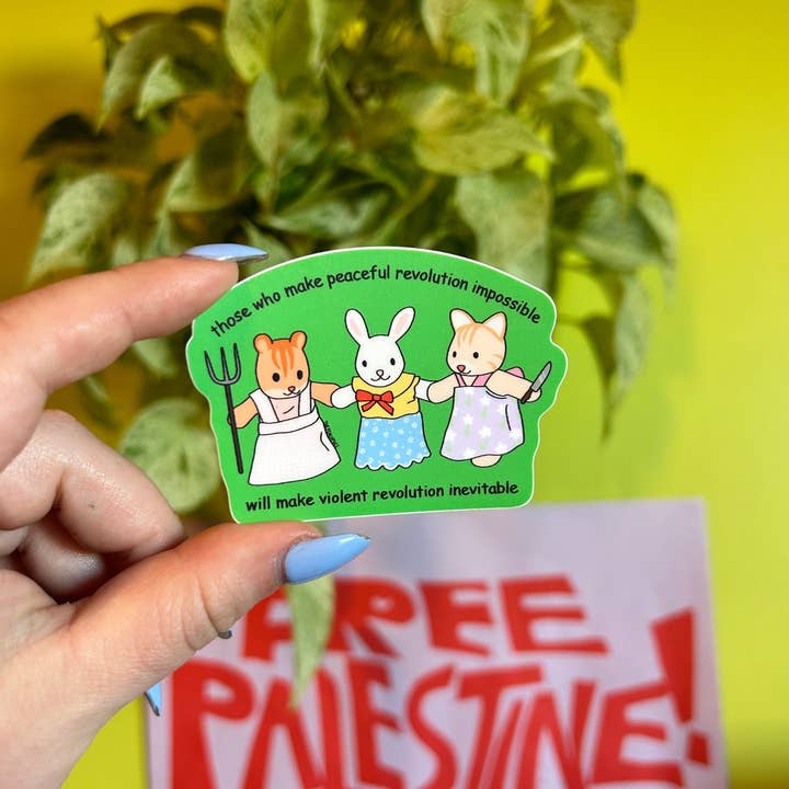 Violent Revolution Critter Sticker and other Purchase Wholesale sonny. Free Returns & Net 60 Terms on Faire trending on Faire.