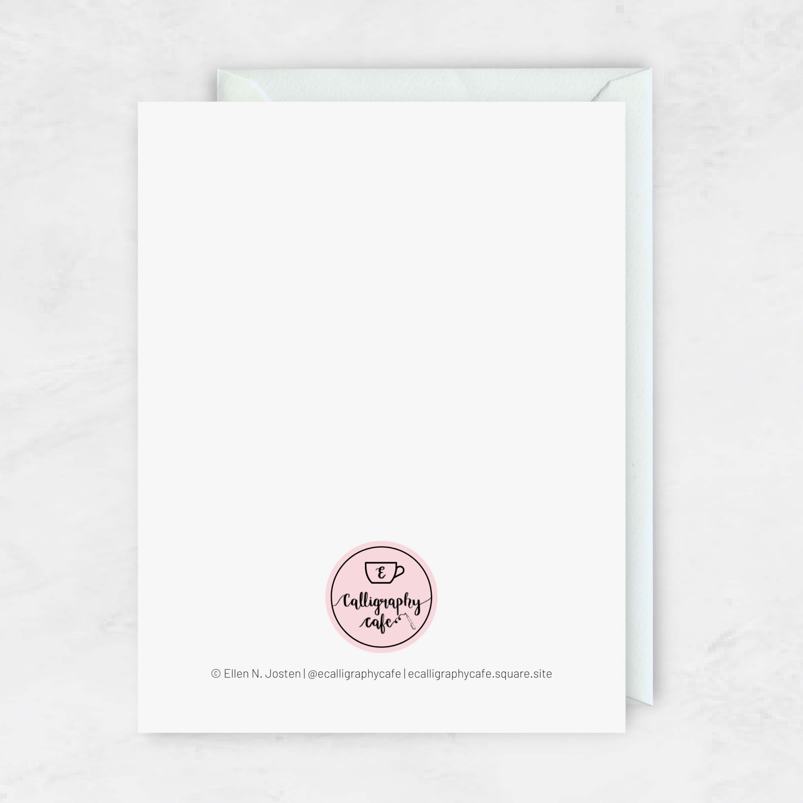 E Calligraphy Cafe - Wholesale Encouragement Card - Keep Going Keep Growing1