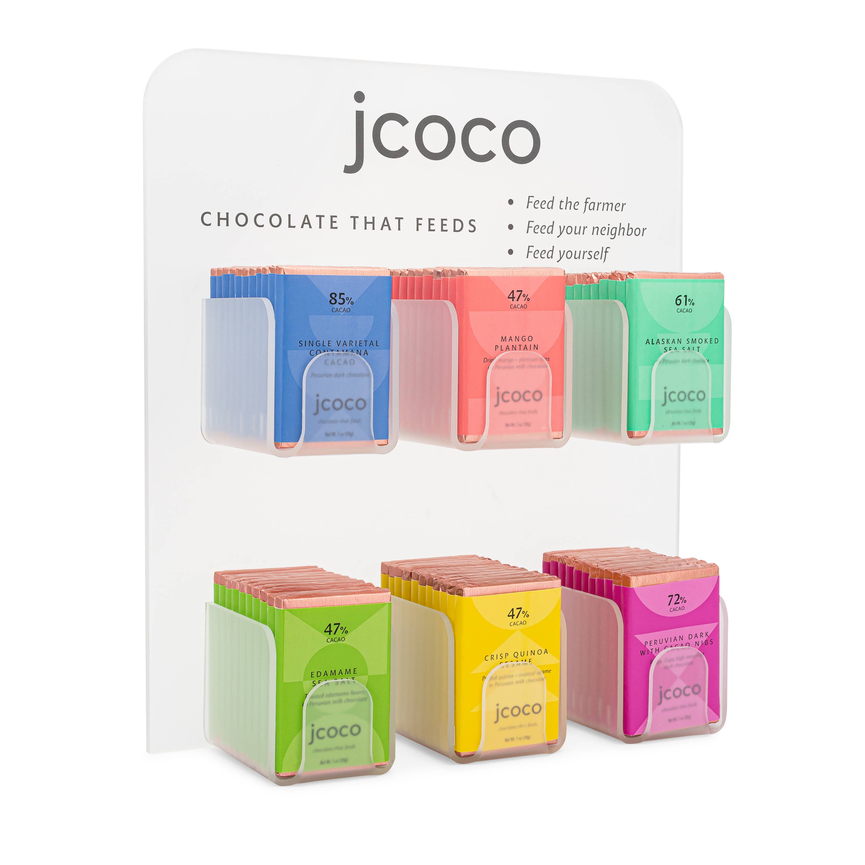 jcoco chocolate - Wholesale Chocolate Bar - Alaskan Smoked Sea Salt Bar - 1 oz2