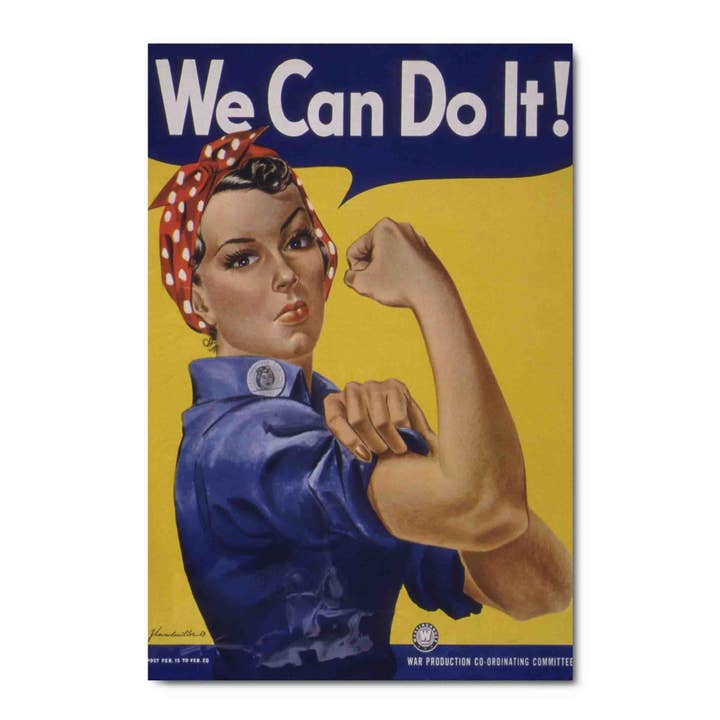 "We Can Do It!" Motivational Art, Acrylic Wall Decor for wholesale by ART BLVD