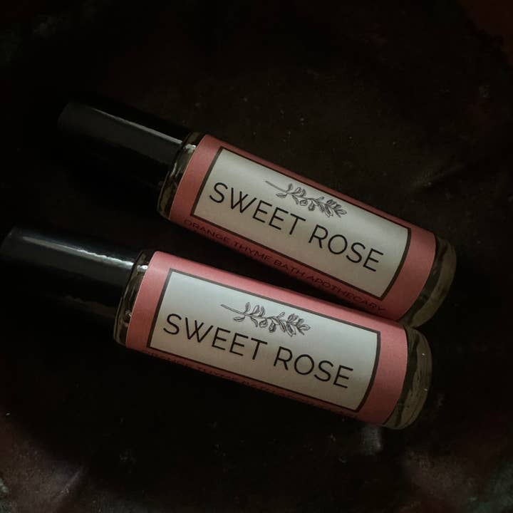 Orange Thyme Bath Apothecary - Wholesale Roll-On Fragrance - Sweet Rose - Perfume Oil