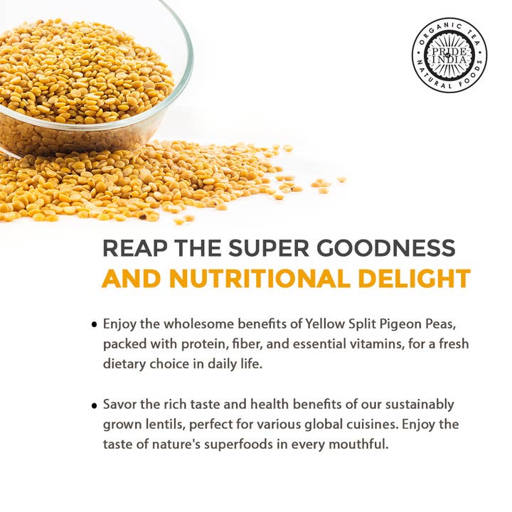 PRIDE INDIA BRANDS - Wholesale Bonen - Gespleten gele duivenerwten6