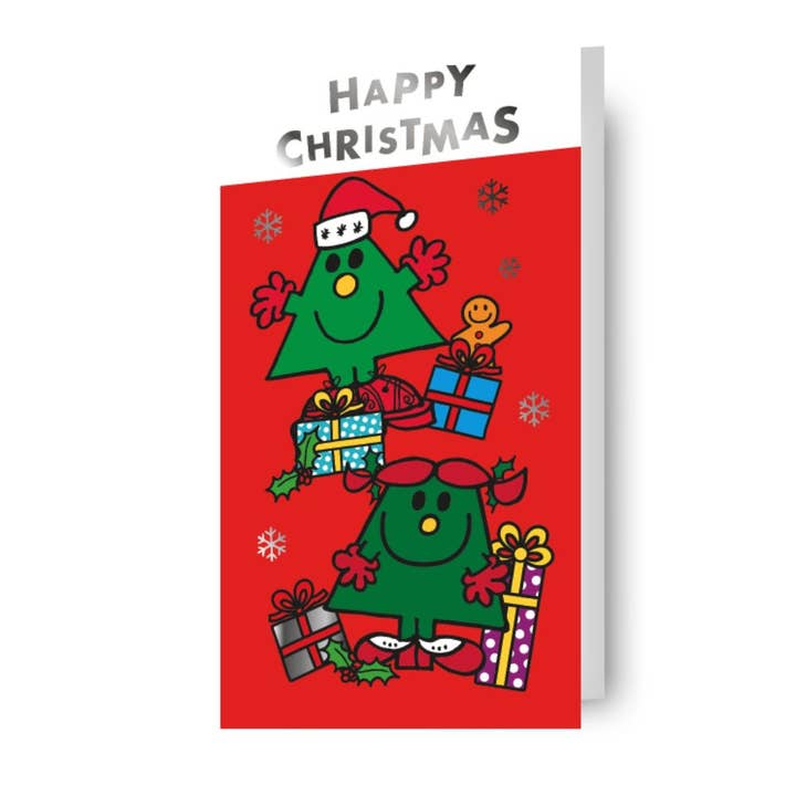 Mr Men & Little Miss Christmas Card for wholesale by Danilo Promotions Ltd