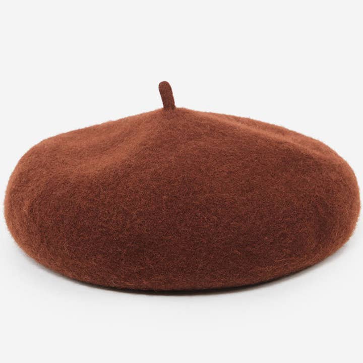 ACCITY - Wholesale Beret - Women's - SOLID FUZZY BERET_CWAH05414