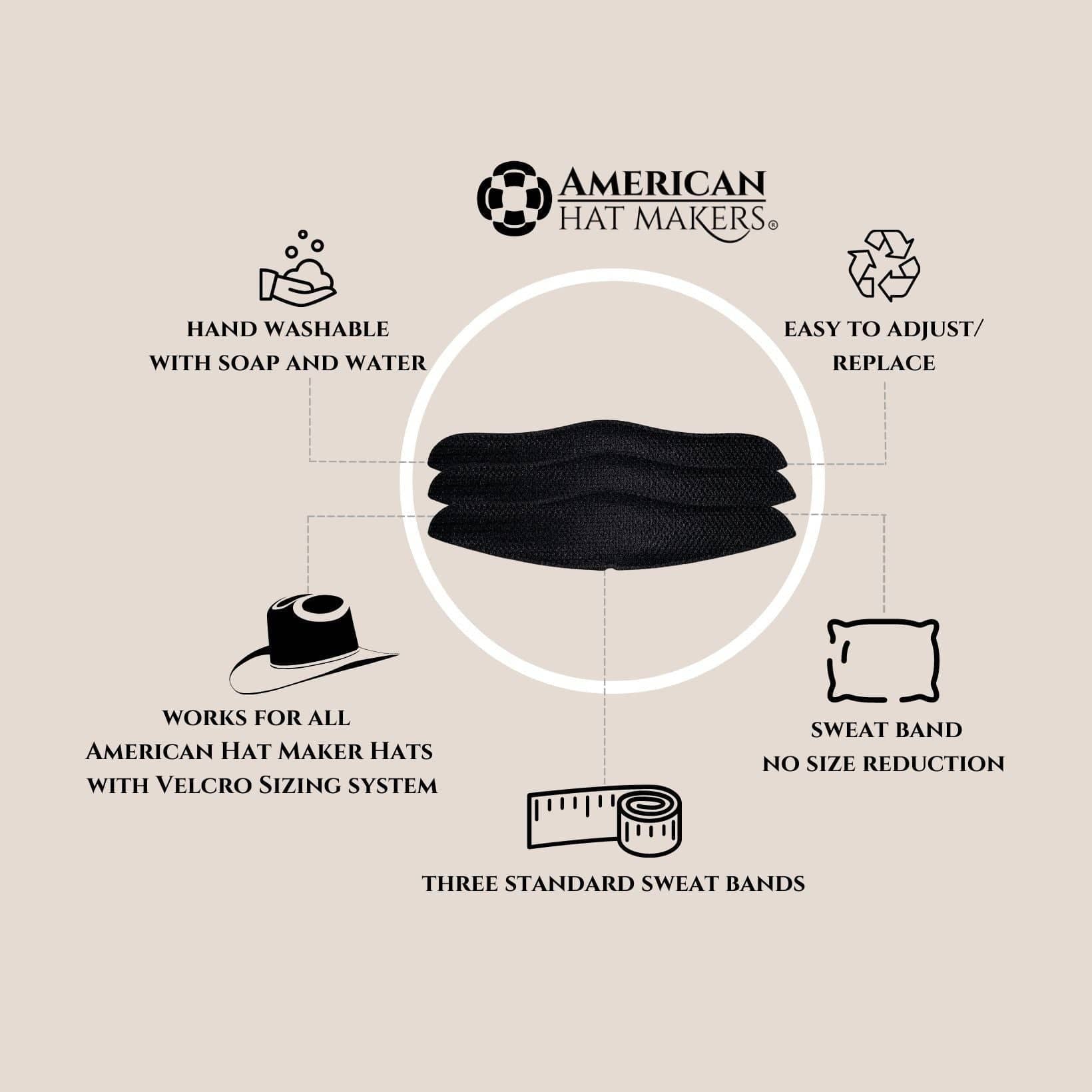 American Hat Makers - Wholesale Hat Accessory - Men's - Standard Sizer2