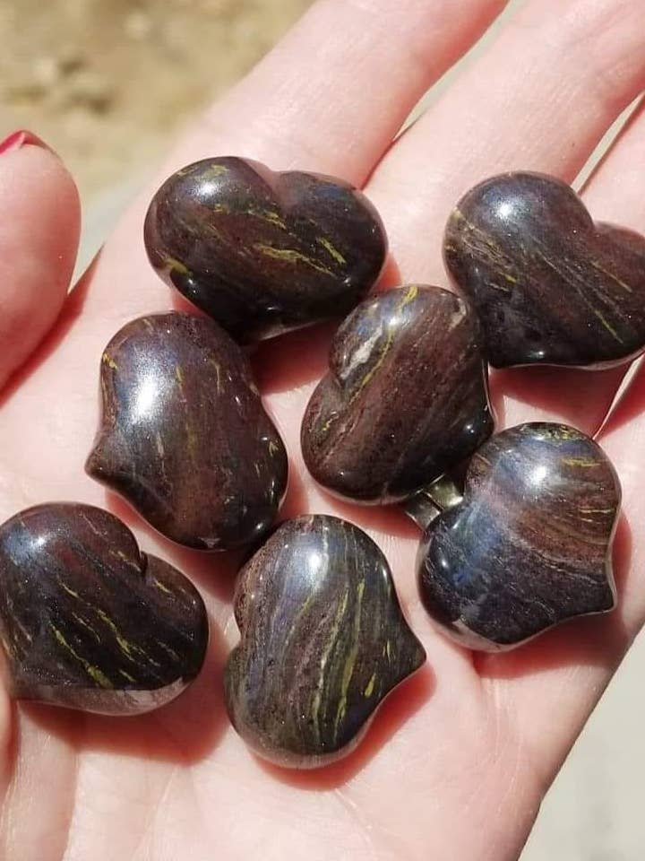 Tiger Iron Heart Stone for wholesale by ZARDENIA