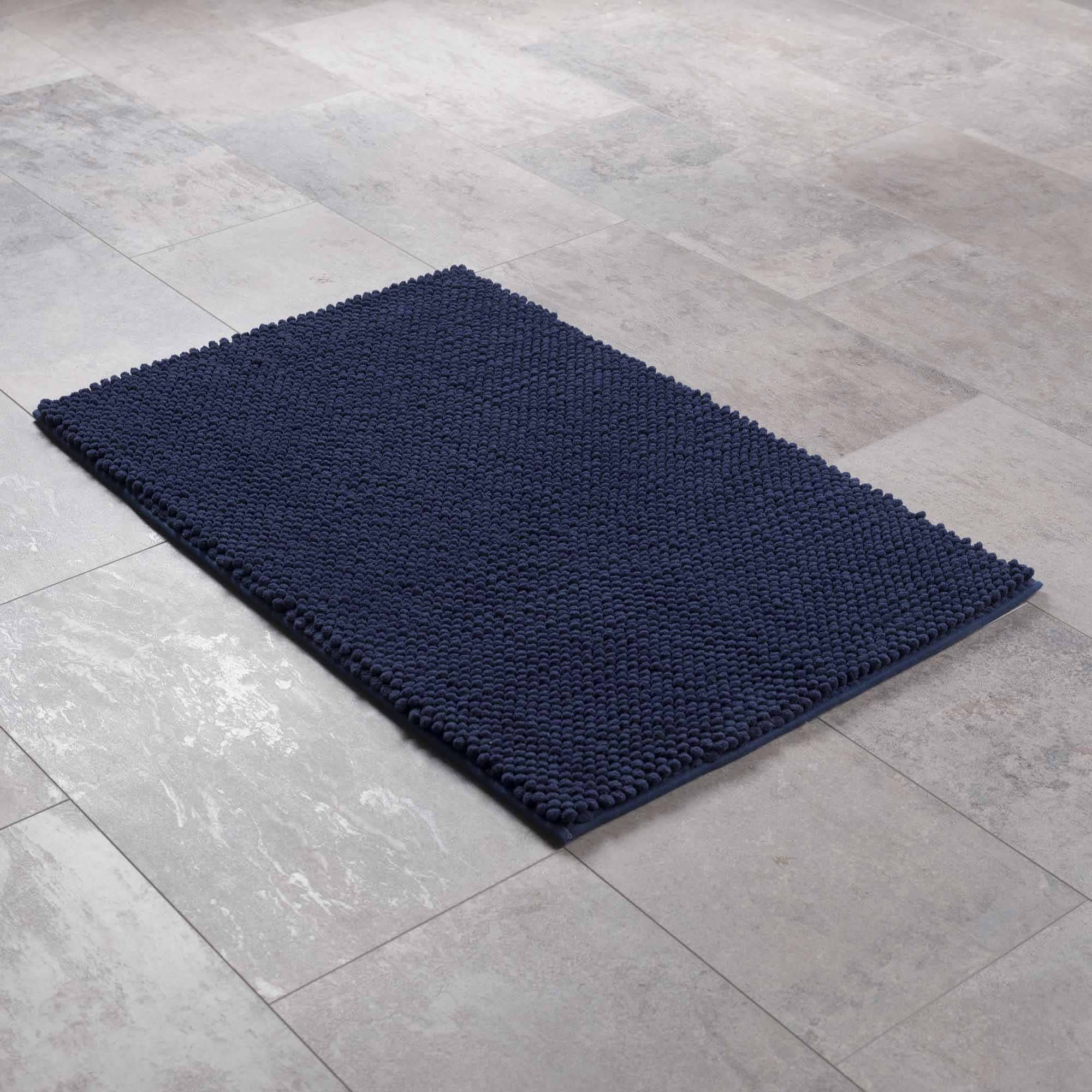 Hauteloom - Wholesale Bath Mat - Washable Bath Mat, Navy Blue6