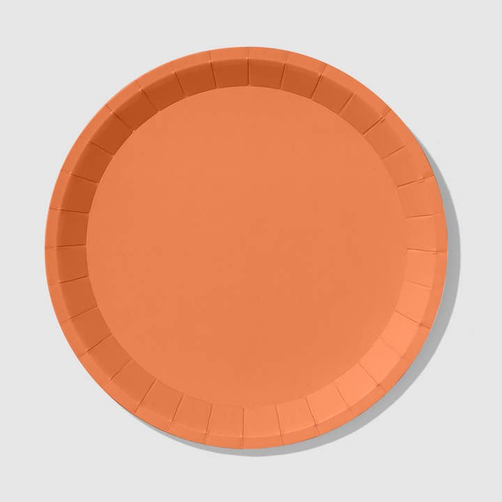Coterie Party Supplies - Wholesale Disposable Plate - Tropical Coral Small Paper Party Plates (10 per Pack)