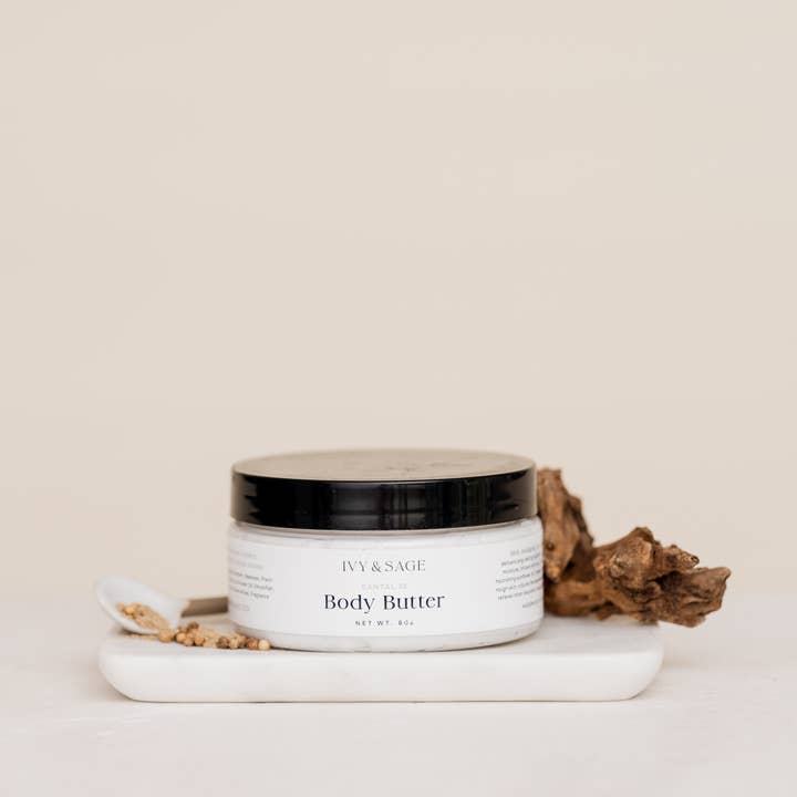 Body Butter – Santal 13, Nourishing & Sophisticated for wholesale by Ivy & Sage Collection