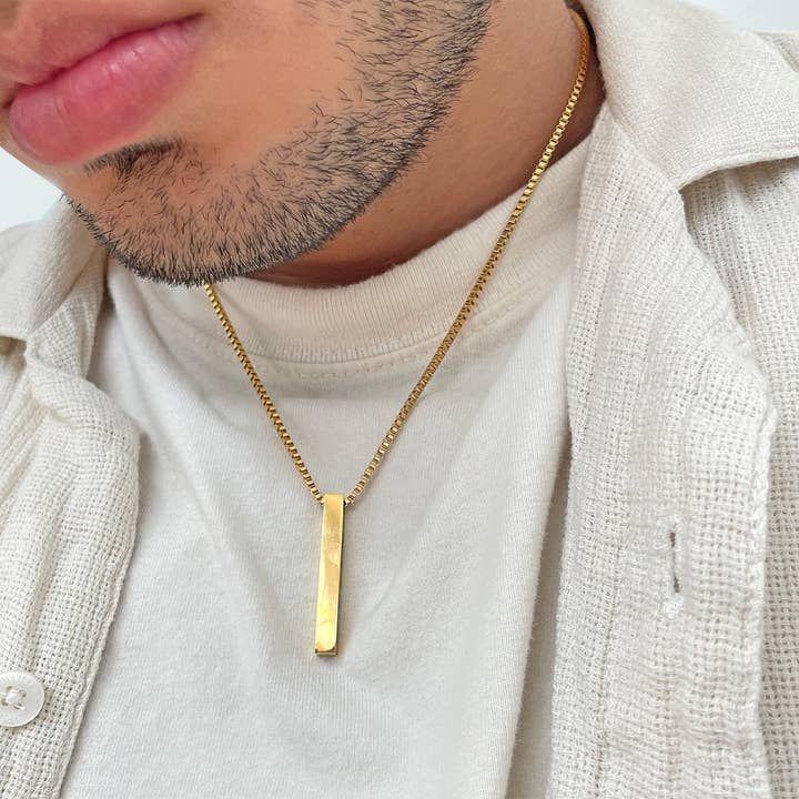 GULDSTÅNG HÄNGE HALSBAND för wholesale av FU MILLI