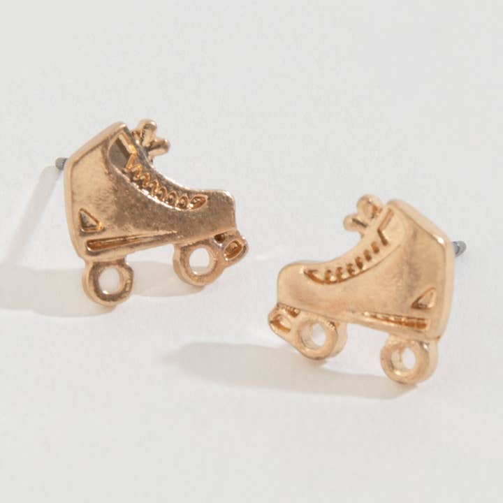 Gold Sale - Roller Skates Stud Buds Earrings for wholesale on Faire0