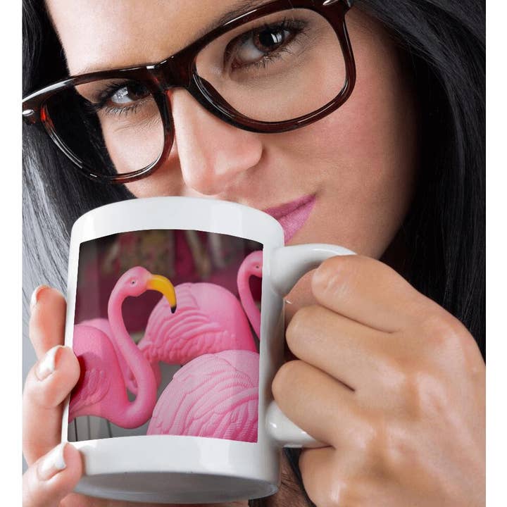 3dRose - Wholesale Coffee Mug - 3dRose, Plastic pink flamingos, Charleston, South Carolina. USA, Mug9