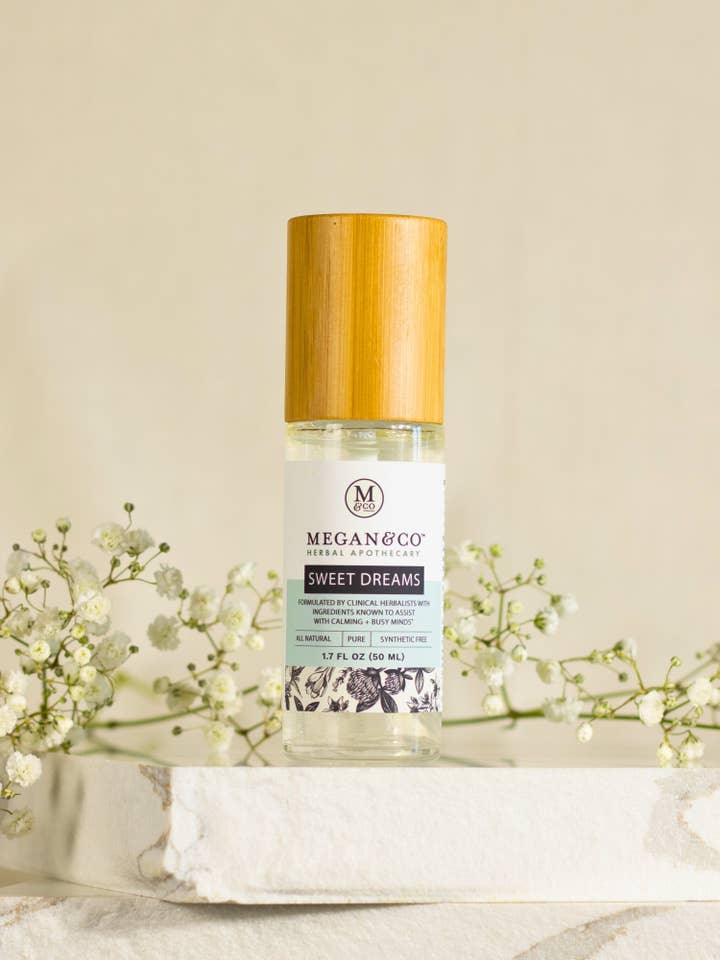 Sweet Dreams Spritzer (50mL) – Calming + Serenity for wholesale by MEGAN & CO. Herbal Apothecary