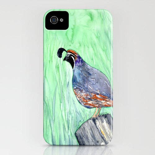 California Quail Phone Case for wholesale by Brazen Design Studio