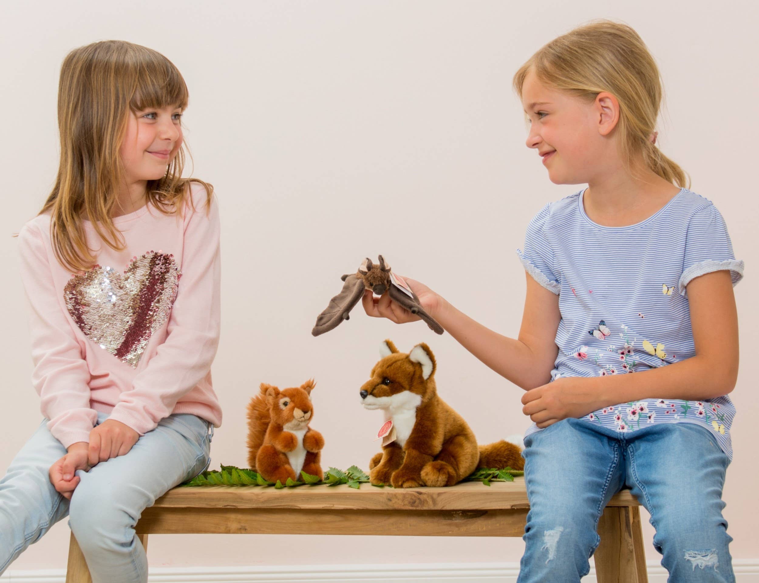 Teddy Hermann - Wholesale Stuffed/Plush Toy - Kids & Baby - Dark brown bat 24 cm - plush toy - soft toy1