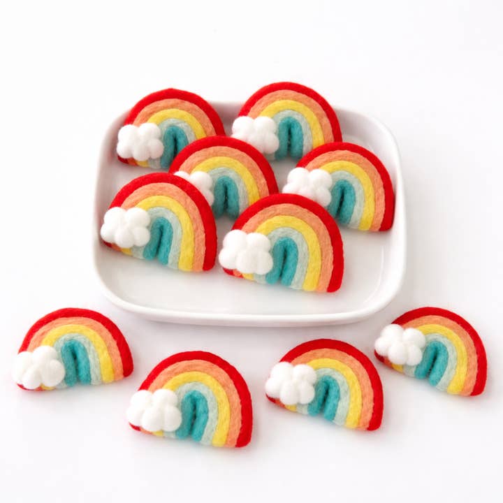 Arco-íris de Feltro - Retro Primário por atacado de Glitter Party Co