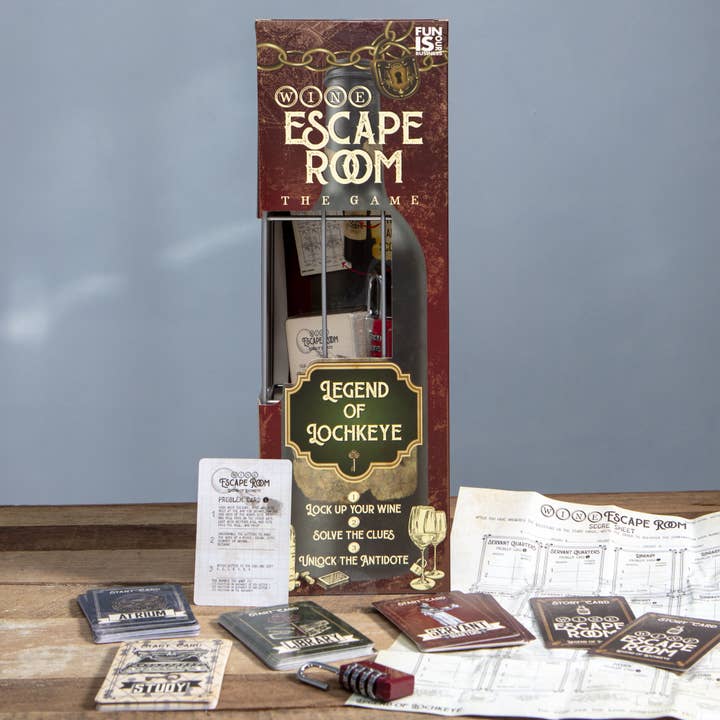 Wine Escape Room Game - Legend of Lochkeye Unik vingåva för wholesale av Boxer Gifts EU