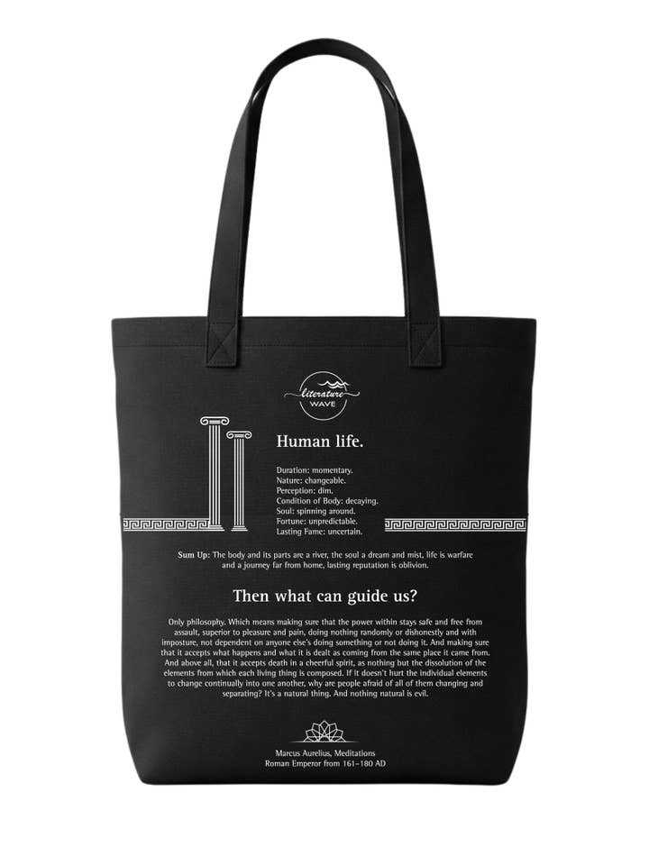 Literary Canvas Tote Bags for Bookstores & University Shops for wholesale by LitWave