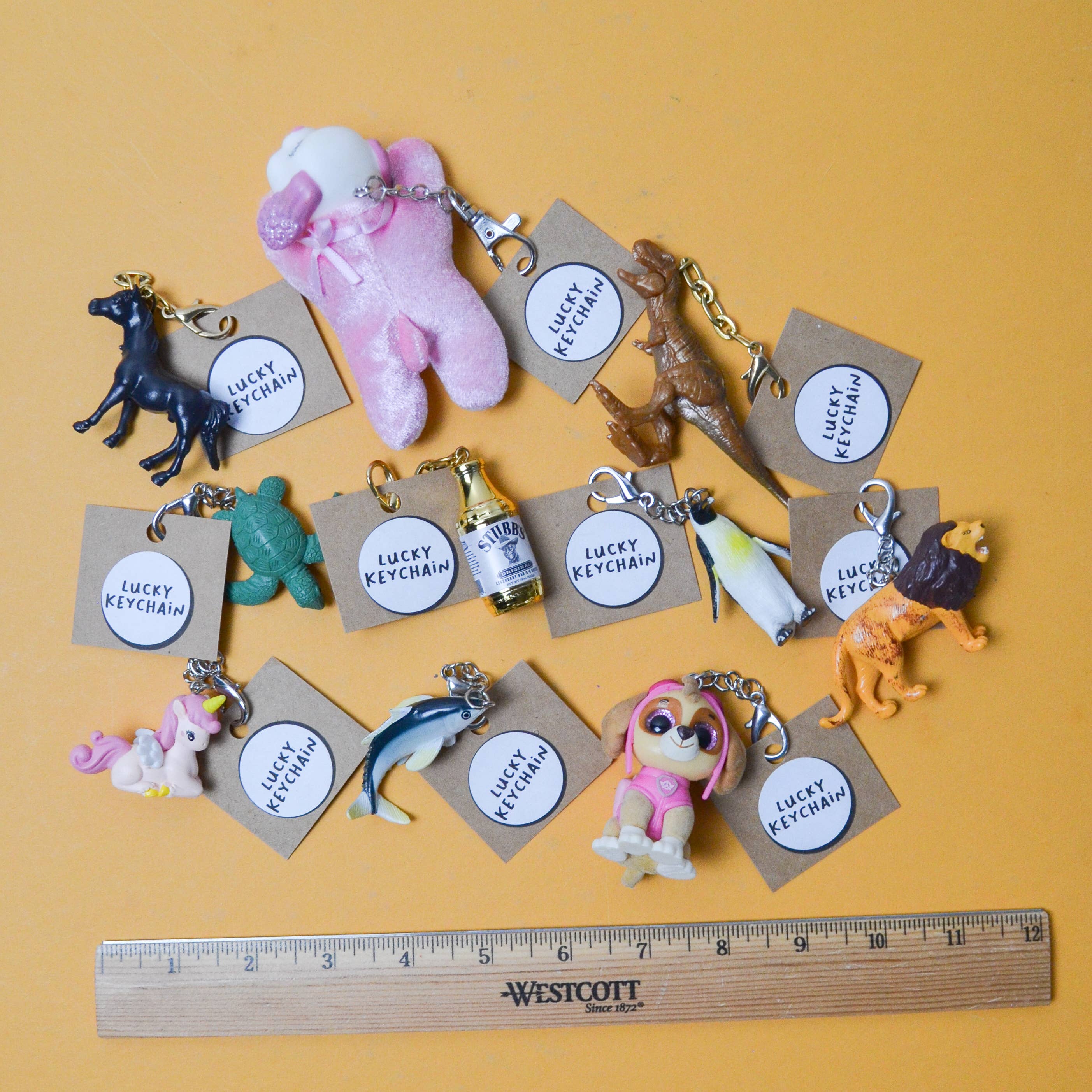 Make & Mend - Wholesale Keychain - Unisex - Lucky Keychain Upcycled1