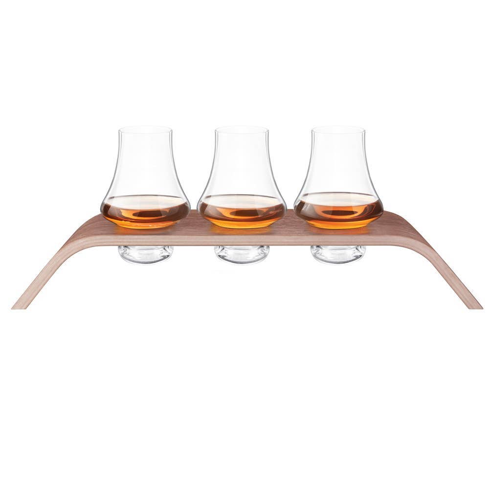 Original Products UK/EU – wholesale Cocktail/liquor glass – Final Touch 4 Piece Whisky Flight Tasting Set3