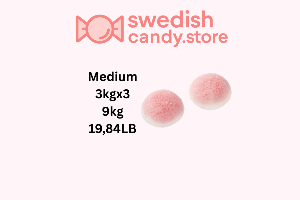 Swedish Candy.Store - Swedish Candy - Wholesale Gummy - STRAWBERRY DREAM 3kg/6.61lb1