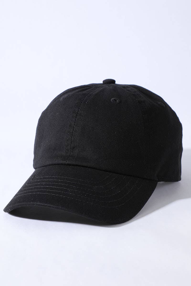 Fashion City - Vente Casquette de baseball – enfant - Casquette de baseball en coton délavé à profil bas pour enfants0