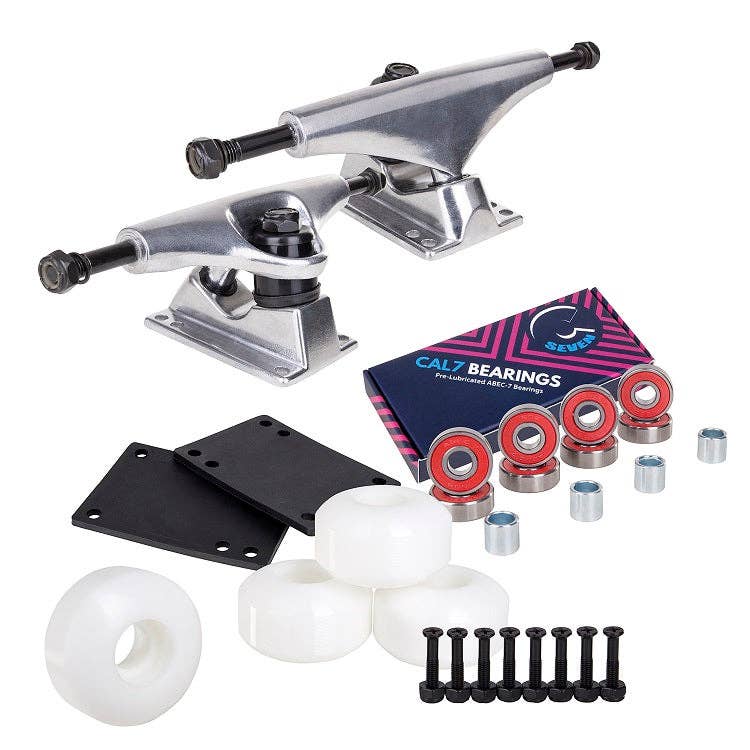 Cal 7 - Wholesale Sporting Accessories - Skateboard Setup Combo | Silver Trucks & 99A Wheels18