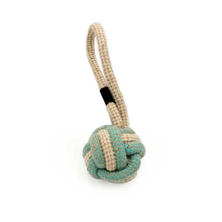 ZippyPaws – wholesale Pet rope toy – Dog – ecoZippy Cotton and Jute Ball - Dog Toy