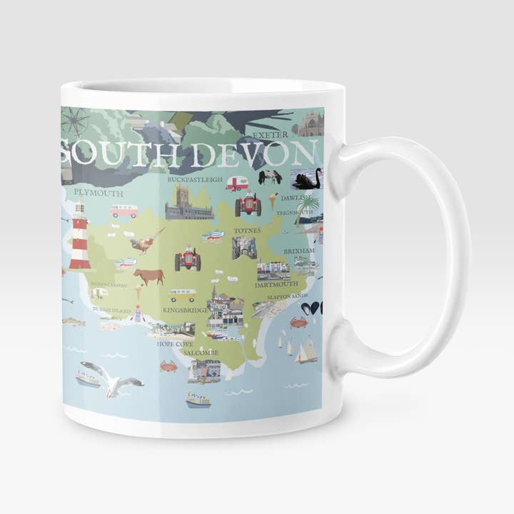 DEVON - SÜD Begrüßungstasse für den Großhandel von Betty Boyns Designs