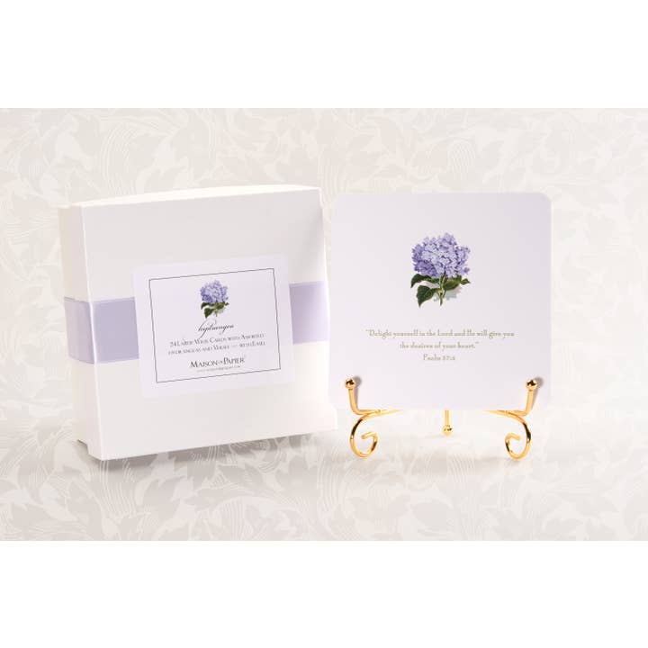 Maison de Papier - Wholesale Advent Calendar - VCO025999 Hydrangea Quote Set 5.5"6