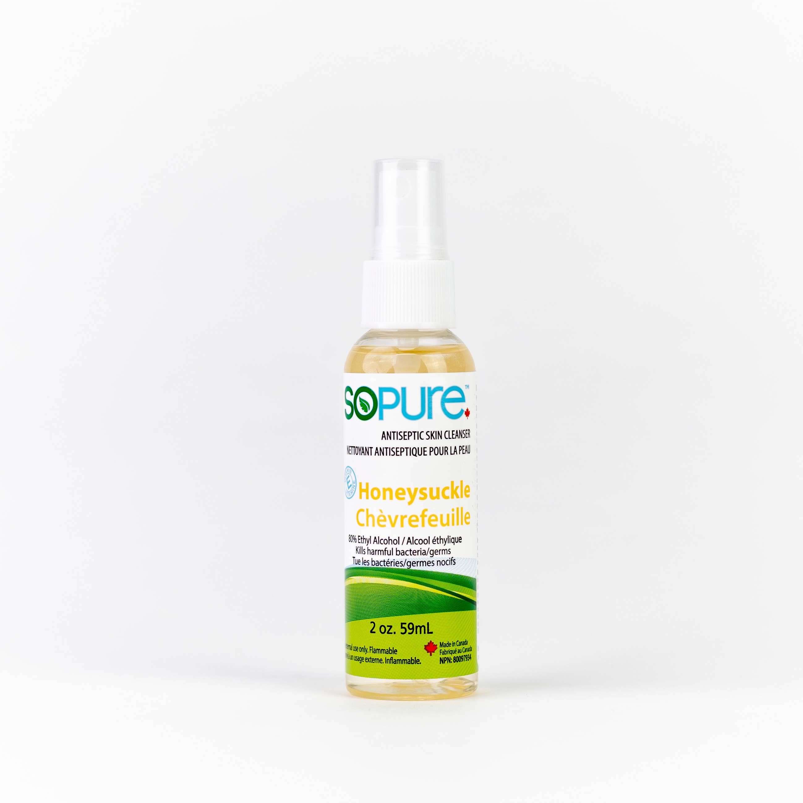 SoPure - Wholesale Desinfecterende handgel - 2oz of 59 ml spray handdesinfecterend middel 80% ethylalcohol7