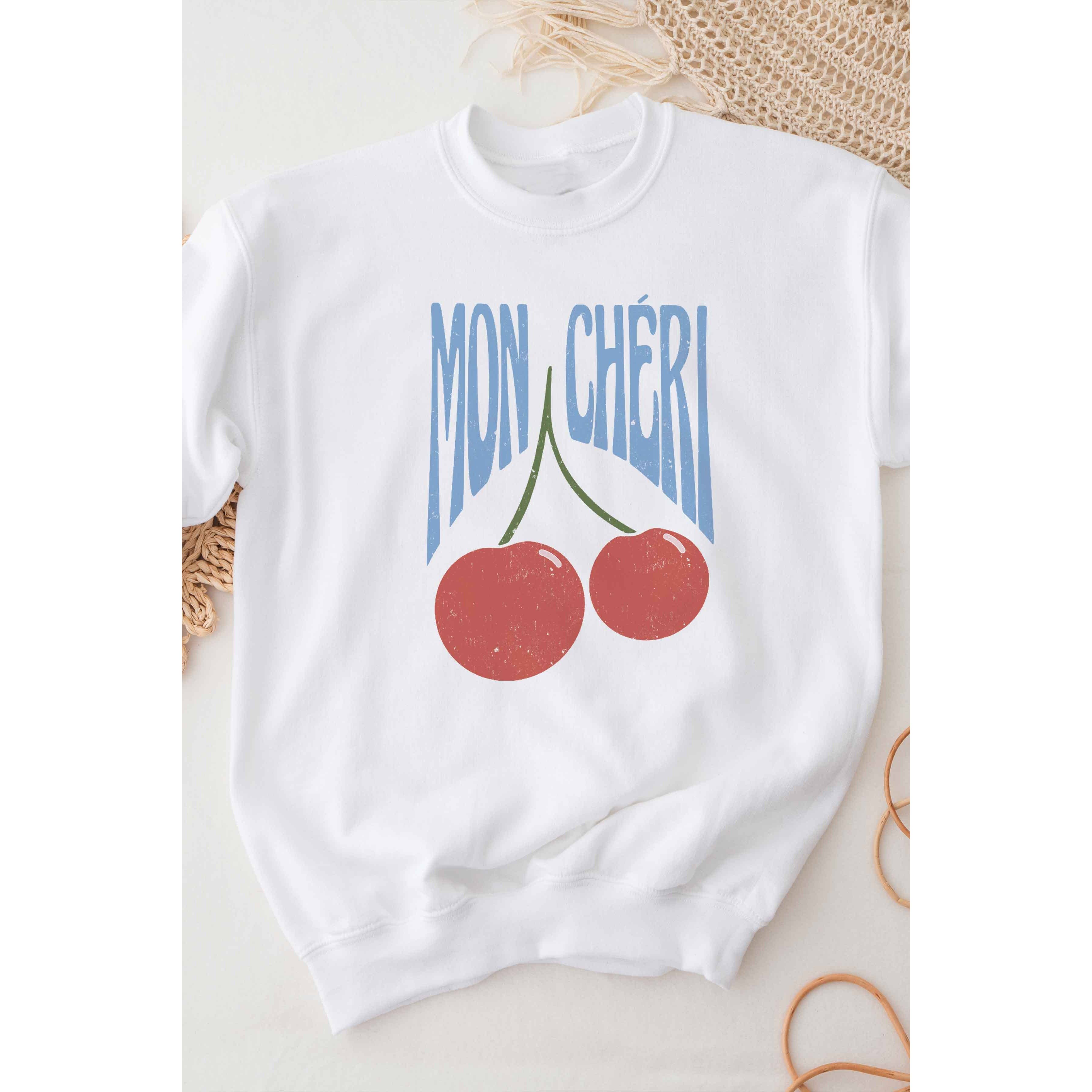 BLUME & CO. - Wholesale Graphic Sweatshirt - Women's - MON CHERIE Graphic Sweatshirt3