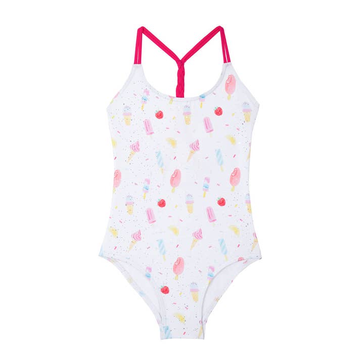 Bañador antirayos UV de una sola pieza con estampado Fraîche Romane para venta al por mayor de Chipote Pas