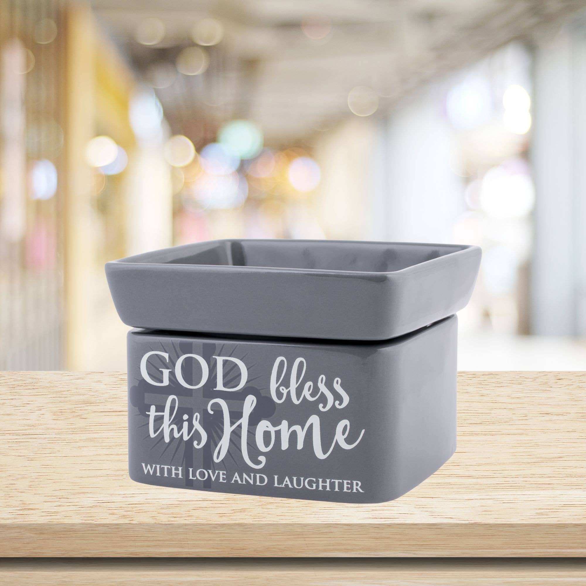 Magnolia - Wholesale Wax Warmer - God Bless This Home 2-in-1 Warmer1