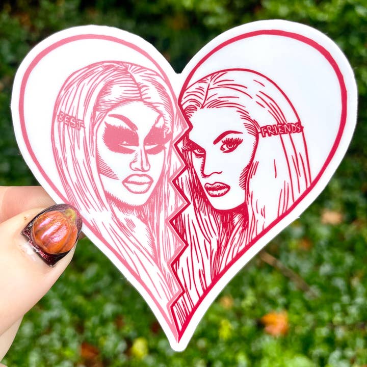 Augury Press - Wholesale Sticker - Trixie and Katya Sticker0