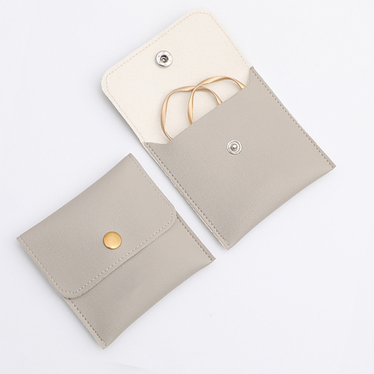 Logo Pouch - Wholesale Jewelry Box/Organizer - Vegan Leather Jewellery Bag - Retail Packs12