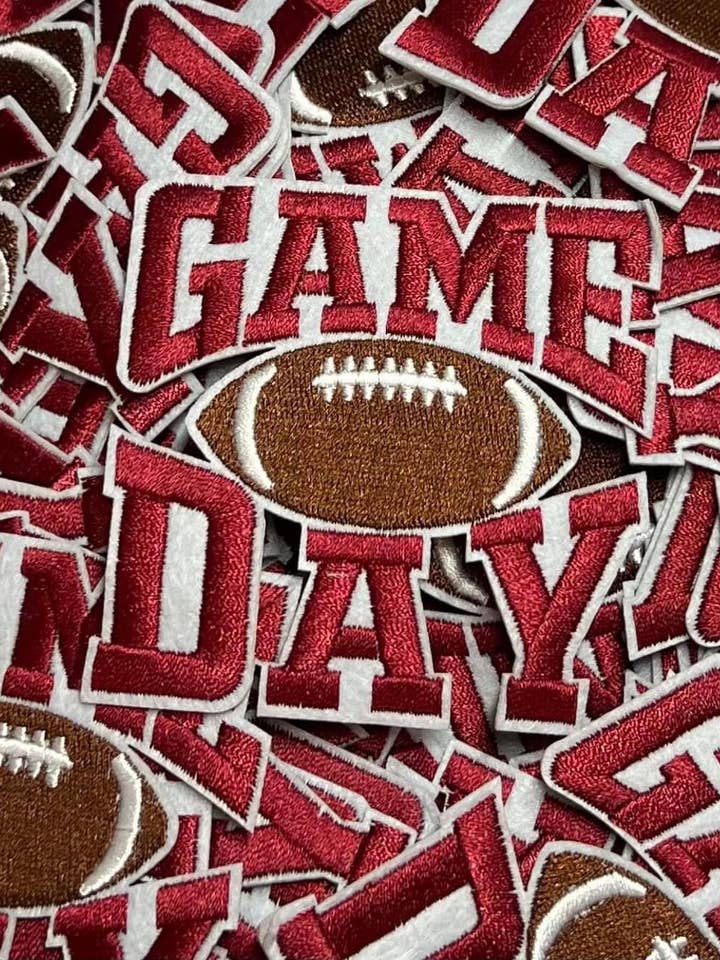 Parches bordados para el día del partido. para venta al por mayor de Icon Punch