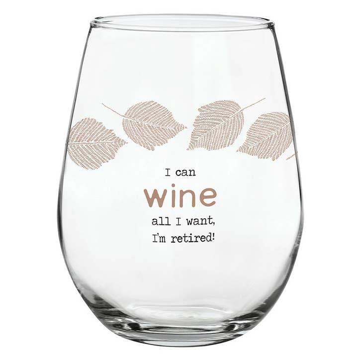Stemless Wine Glass - Wine, Retired for wholesale by Faithworks by Creative Brands