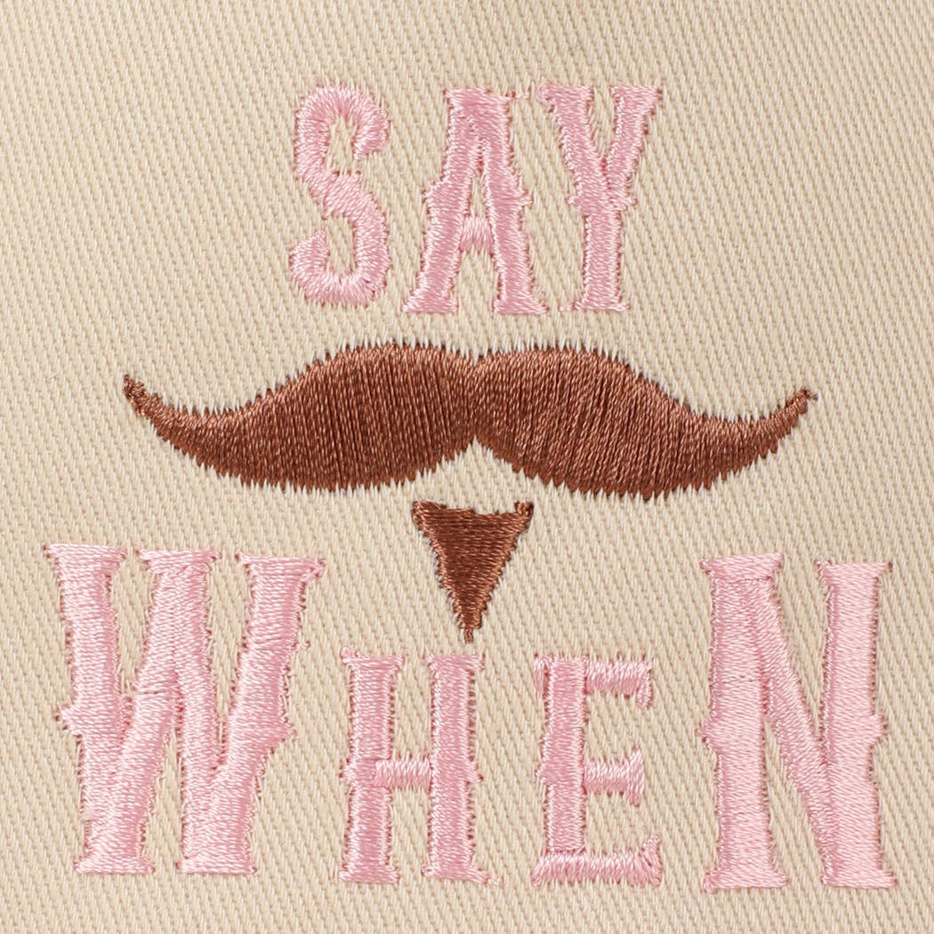 Fashion City - Wholesale Trucker Hat - Unisex - Say When  Mustache Tombstone Two-Tone Trucker Hat13