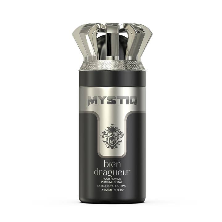 Bien Dragueur 250ml Body Spray by Mystic Nylaa | Pack of 12 for wholesale by French Arabian Perfumes