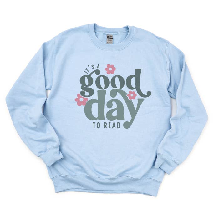 Boho Bailey - Wholesale Graphic Sweatshirt - Women's - It's a Good Day to Read Gildan Sweatshirts3