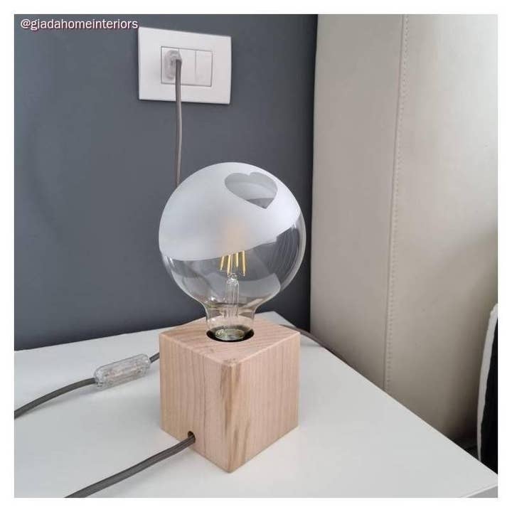 LIGHTINUP S.R.L. - Wholesale Accent/Desk Lamp - LED Bulb Globe G125 Short Filament Tattoo Line Lamp® Model7