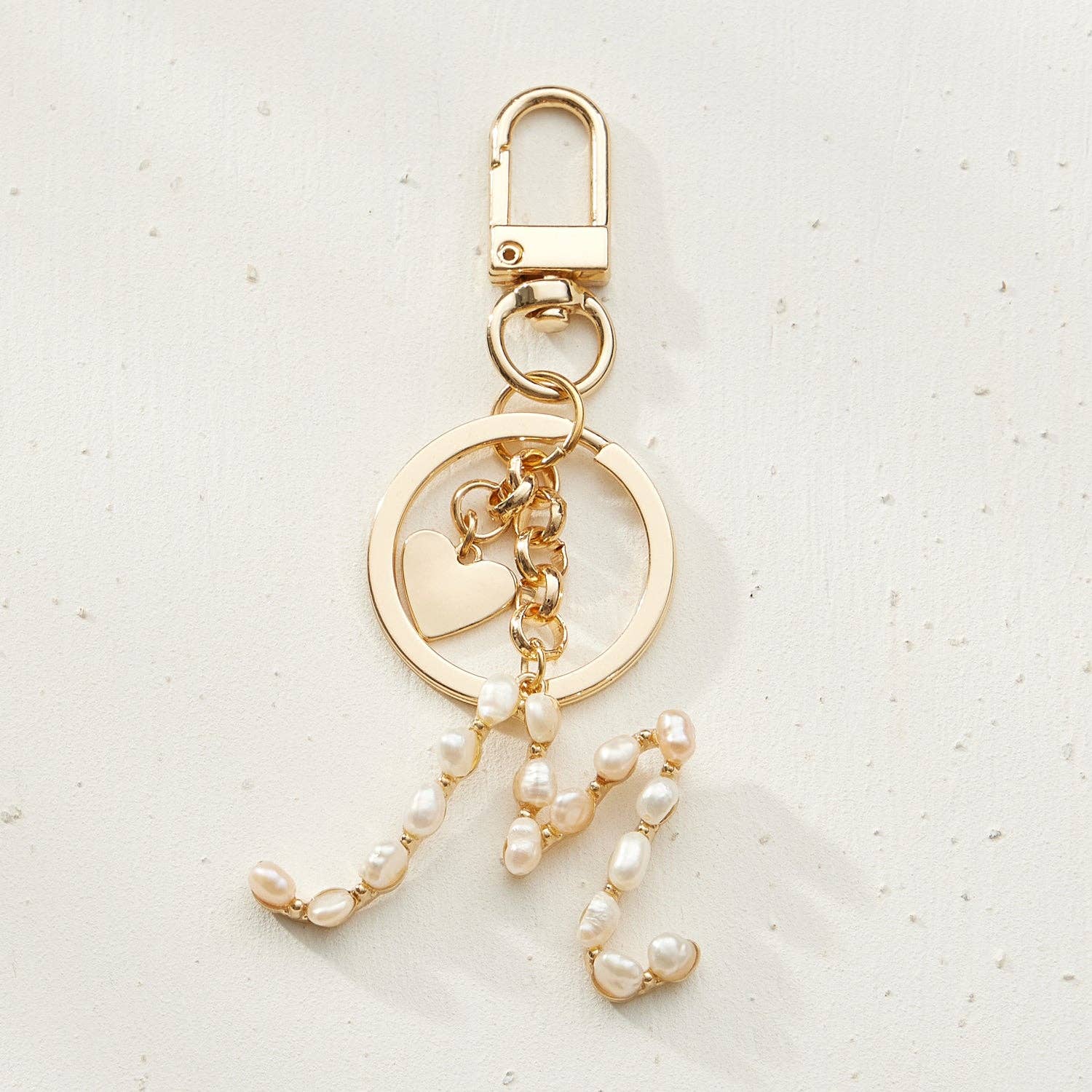Frem – Porta-chaves - Mulher por atacado – Chaveiro inicial de pérolas de água doce7