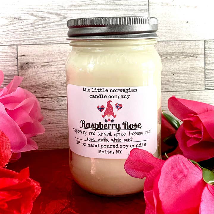Raspberry Rose för wholesale av The little norwegian candle company