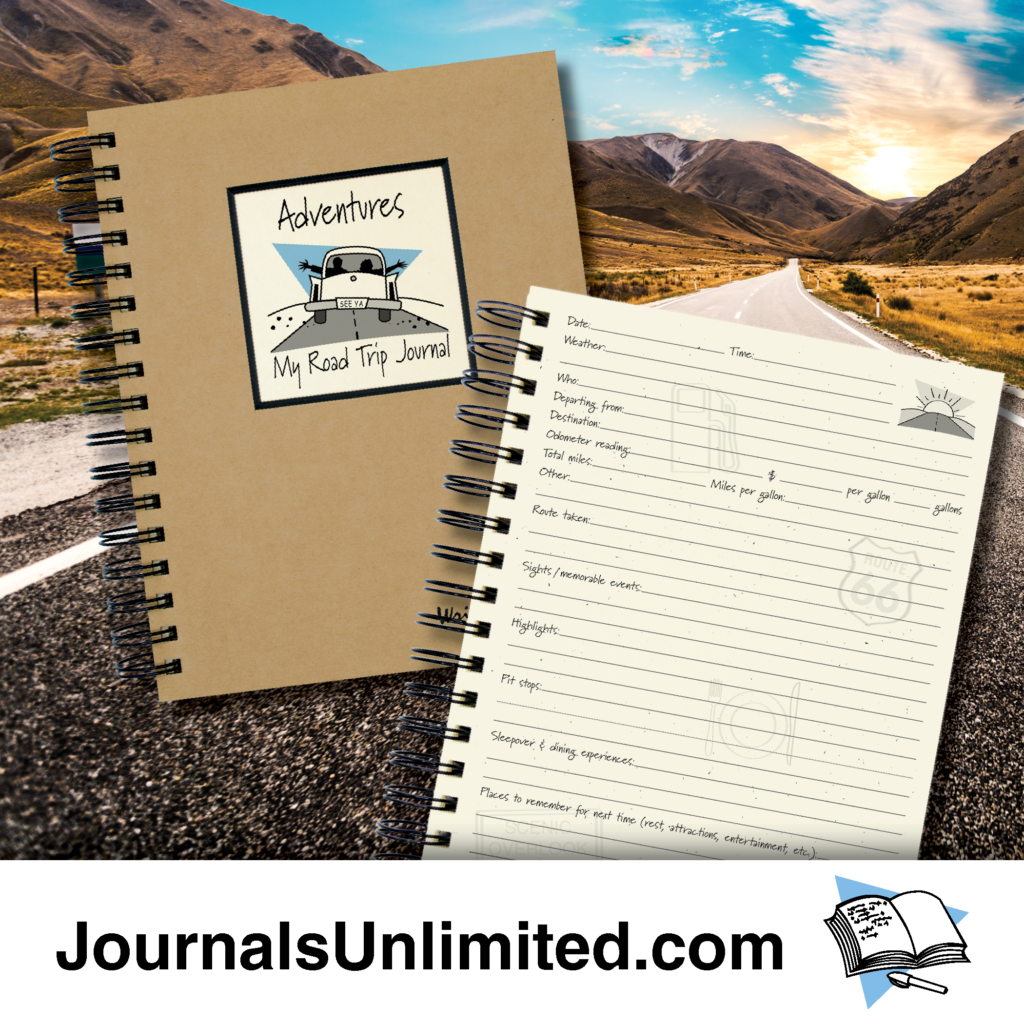 Journals Unlimited - Vente Journal intime - Journal Road Trip - Aventure (Kraft)6