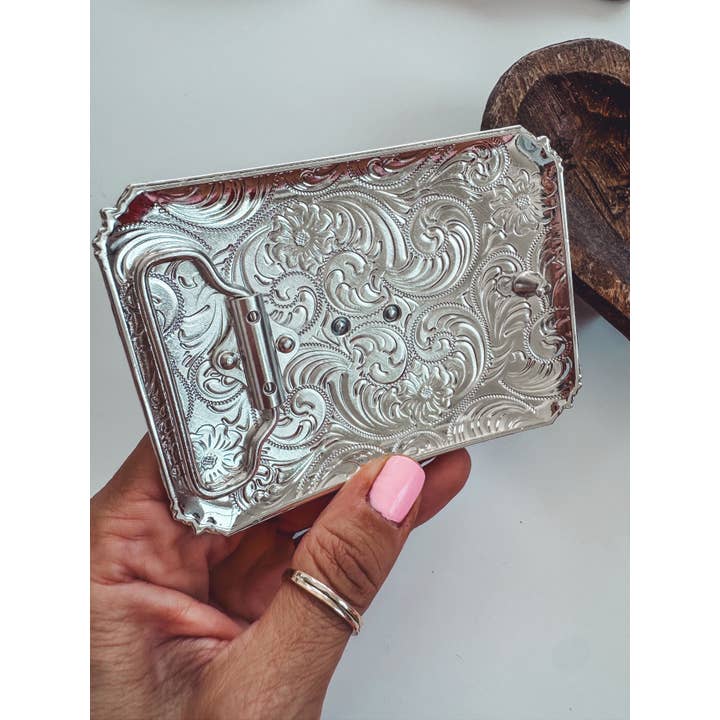 Boho Ranch Shop - Wholesale Belt Buckle - Unisex - Western Longhorn Steer Metal Belt Buckle10